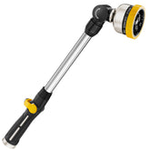 FANHAO 16-Inch Metal Watering Wand side view with spray patterns