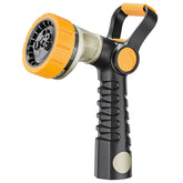 FANHAO Fireman Style Garden Hose Nozzle, black and yellow design
