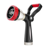 FANHAO Fireman Style Garden Hose Nozzle with red finish