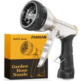 FANHAO Garden Hose Nozzle Heavy Duty Metal Sprayer front view