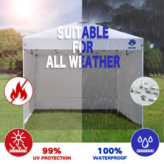 FANPAT 10x10 Canopy Sidewalls waterproof material close-up