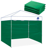 FANPAT canopy sidewalls green fabric front view