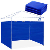 FANPAT Sidewalls for 10x10 Pop Up Canopy, blue fabric front view