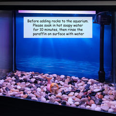 FANTIAN pebbles decorating a fish tank environment