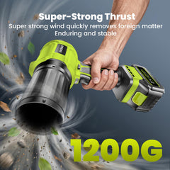 FAOGO cordless leaf blower extended interface for gutters