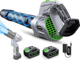 FAOGO Cordless Leaf Blower front view with concentrator nozzle