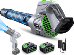 FAOGO Cordless Leaf Blower front view with concentrator nozzle