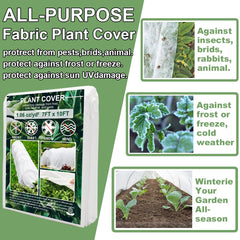 FARAER plant cover demonstrating frost protection over plants