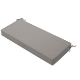 Favoyard Outdoor Bench Cushion 42 x 18 inch light gray front view