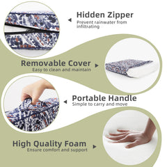 Favoyard Outdoor Cushion set on a patio chair