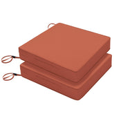 Favoyard Patio Chair Cushion front view in Spice colour