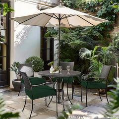 Favoyard patio cushions with adjustable straps on sides