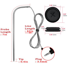 FCCUM Meat Probe 3.5mm plug close-up