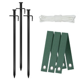 FCENDS Heavy Duty Tree Stake Kit with straps and stakes