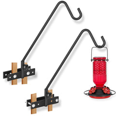 FEED GARDEN 13.5 Inch Adjustable Deck Hook in black finish