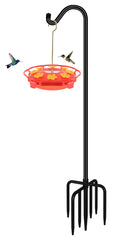 FEED GARDEN 92 Inch shepherd's hook with 7-prong base