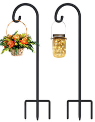 FEED GARDEN Adjustable 48 Inch Shepherd Hooks front view