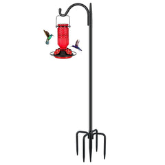 FEED GARDEN Adjustable Outdoor Shepherd Hook front view