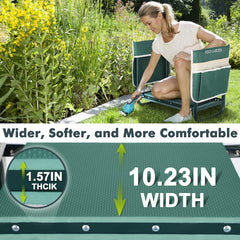 FEED GARDEN Garden Kneeler folded for easy storage
