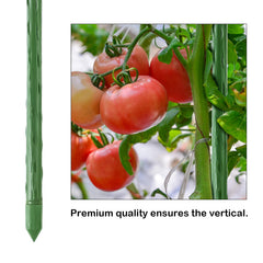 FEED GARDEN garden stakes installed in a garden setting