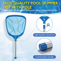 FEED GARDEN Pool Skimmer detailed view of nylon mesh
