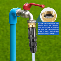 Feekoon Drip Irrigation Adapter Kit mesh filter detail