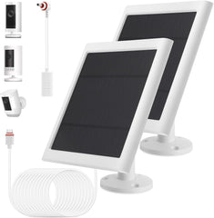 Fehuatenda solar panel for Ring cameras with mounting bracket