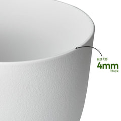 Ferlypote plant pots in a garden setting