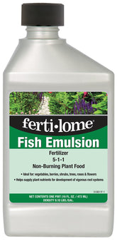 ferti-lome Fish Emulsion Fertilizer 5-1-1 16 oz front view