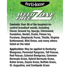 ferti-lome Weed Free Zone Broadleaf Weed Killer Concentrate side view