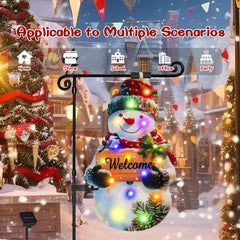 Festive design of amadecohome Christmas garden flag