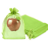 Fetanten Fruit Protection Bags green organza mesh front view