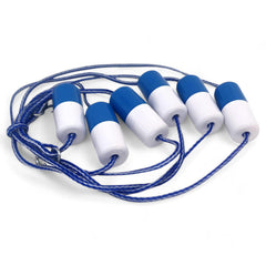 FibroPool 18-ft Pool Safety Rope with integrated floats and hooks