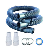 FibroPool Filter Hose Kit 1.5 in x 3 ft with clamps and adapters