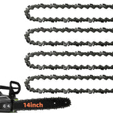 Fifchall 14 Inch Chainsaw Chain pack with four chains