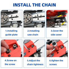 Fifchall 18 inch chainsaw bar side view