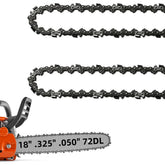 Fifchall 18 Inch Chainsaw Chain front view