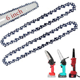 Fifchall 6 Inch Mini Chainsaw Chain Replacement front view