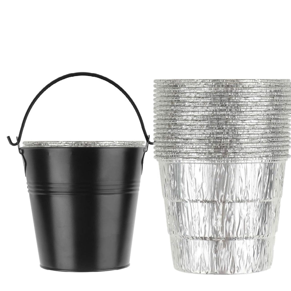 Findful 20-Pack Grease Liners and Black Bucket for Traeger Grills