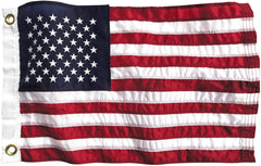Fine Line Flag 12x18 in Heavy-Duty American Flag front view