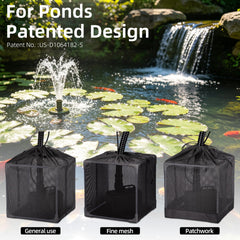 Fineday Pond Filter 7 inch showing mesh structure