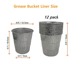 Firsgrill Drip Bucket with 12 liners pack display