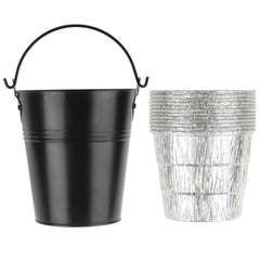 Firsgrill Drip Grease Bucket front view with lid