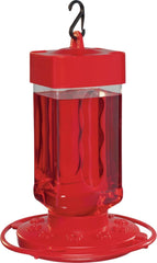 FIRST NATURE 32 oz Hummingbird Feeder front view with red base