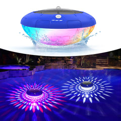 FirstE Solar Floating Pool Light blue model front view