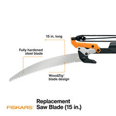 Fiskars 15-inch blade package view