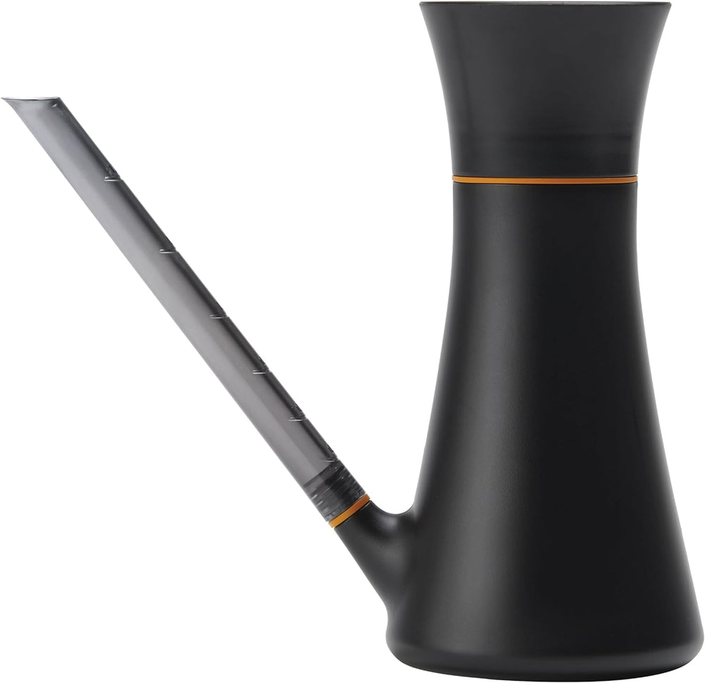 Fiskars Indoor Watering Can front view in black