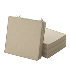 Fitfree Outdoor Chair Cushion front view, natural colour