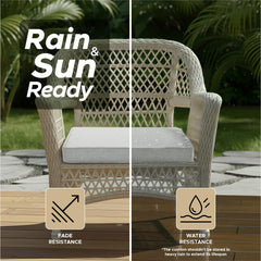 Fitfree Outdoor Chair Cushions on a patio chair