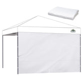 FLAGLY 10x10 pop-up canopy sidewall in white color